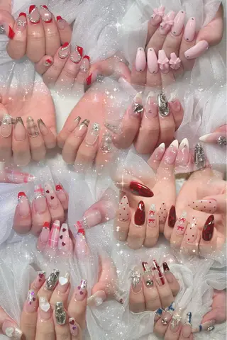 ネイル ちゅるんネイル🪄 耳ツボジュエリー🔗のネイルデザイン