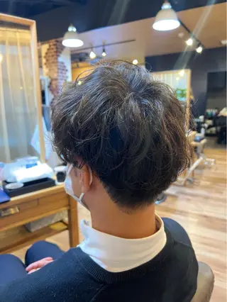 メンズ 顔周りカット🍑 Zina難波 Akiのヘアスタイル