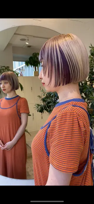 ショート カラー 🎨ショートの神様 /神評価🎨原田公祐のヘアスタイル