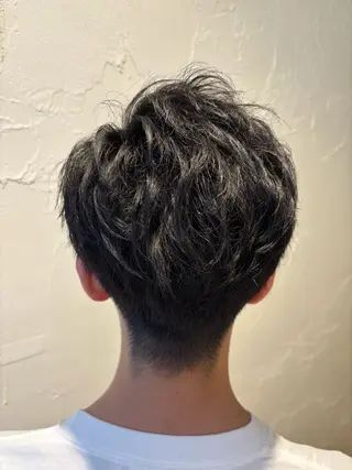 ショート パーマ 野崎 恵美のヘアスタイル