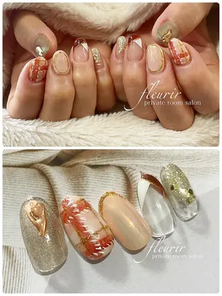 ネイル フルリール 【プライベートサロンのネイルデザイン