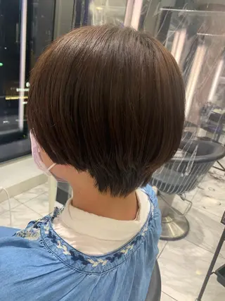 ショート デジタルパーマ🫧 韓国風ヘア🫧サクラのヘアスタイル