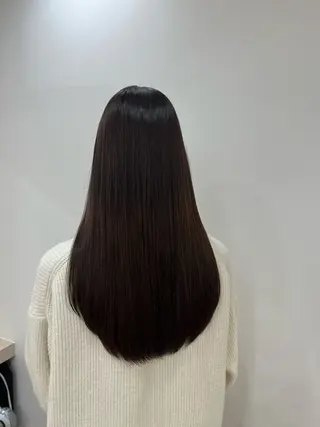 カラー りな🪽カット /縮毛/透明感カラーのヘアスタイル