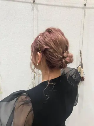 ミディアム ヘアアレンジ Miku🪄💫 フェイスレイヤーのヘアスタイル
