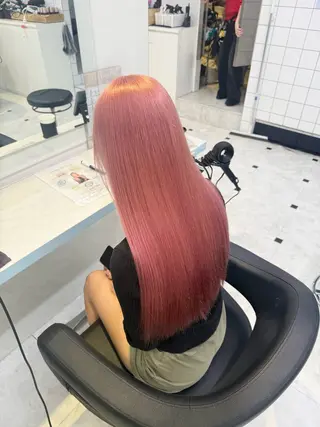 ロング カラー ハイトーン/韓国 レイヤー/るか🎀のヘアスタイル