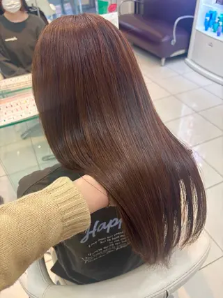 ロング ブリーチ透明感カラー /レイヤー👗しずかのヘアスタイル