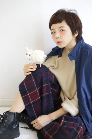 ショート three. kitahamaのヘアスタイル