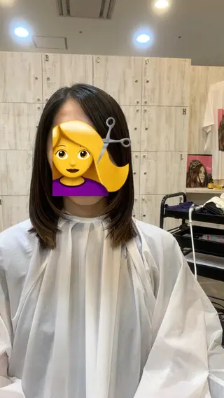 ミディアム ボブ 西宮北口/みなみのヘアスタイル