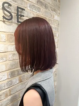 ミディアム カラー 和夢/メンズカット/ パーマ/ハイトーンのヘアスタイル