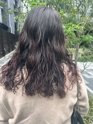 カラー パーマ 米山 璃奈のヘアスタイル