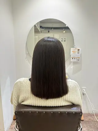 セミロング カラー 髪質改善 elena by artefice所属・塩貝 幸音のヘアスタイル