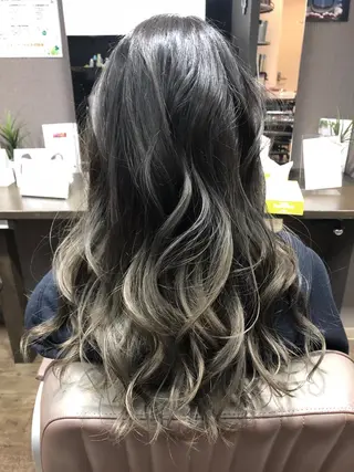 ロング カラー pep natsumiのヘアスタイル