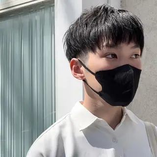ショート メンズ 似合わせカット暖色 カラーhiyonaのヘアスタイル