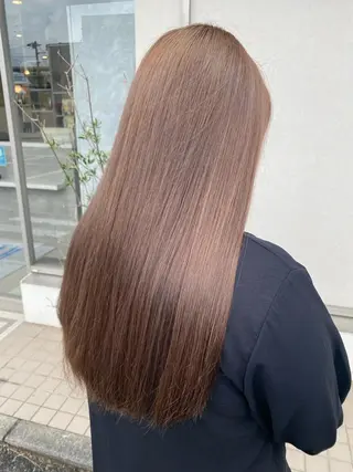 ロング カラー 渡辺　亮/ 白髪ぼかし/髪質改善のヘアスタイル