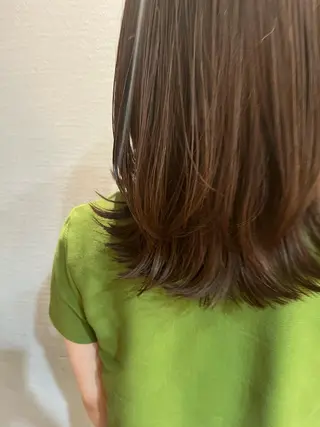 ミディアム かわい りほのヘアスタイル