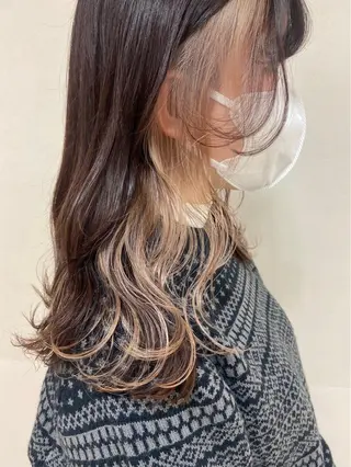 ロング カラー 艶髪/ハイトーン ️🫧rino🫧のヘアスタイル