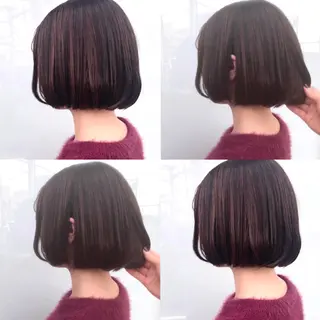 ショート カラー ウルフカット ハッシュカット/七海のヘアスタイル