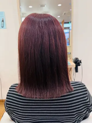 ミディアム 横山 水空のヘアスタイル