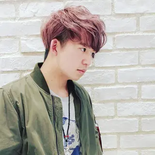 メンズ 所渉/韓国レイヤー /ウルフカットのヘアスタイル