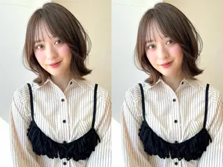 ミディアム 透明感カラー / Rio👶🏻💞のヘアスタイル
