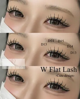 マツエク・マツパ 👁️京橋eye REBESTのマツエク・マツパデザイン