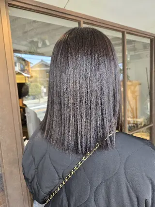 セミロング カラー 韓国好き🇰🇷 美容師MIKUのヘアスタイル