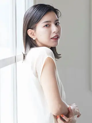 ミディアム カラー 髪質改善 🐶とっくんのヘアスタイル