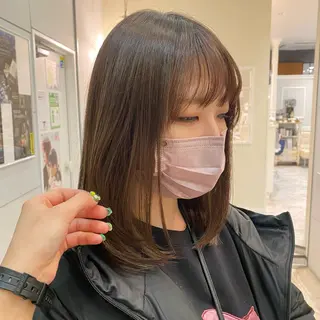 ミディアム 🍏すがの みき🍏のヘアスタイル