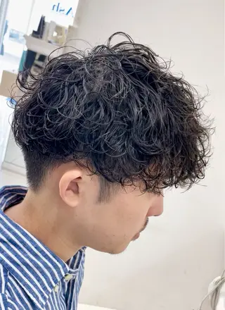 パーマ メンズ メンズパーマ特化 👑店長👑間宮👑のヘアスタイル