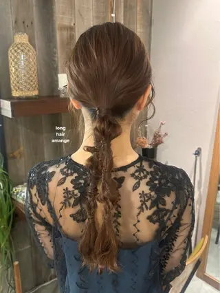 ロング ヘアアレンジ 暖色カラー/レイヤー 🌙 オノユリカのヘアスタイル