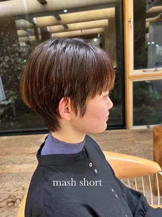 ショート 💛🤍U too e’s 鎌倉🧸のヘアスタイル