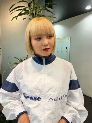 ミディアム 髪質改善・縮毛・ 艶髪カラー　Maruのヘアスタイル