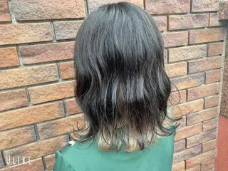 ミディアム カラー 推しカラー オタク美容師 山本のヘアスタイル