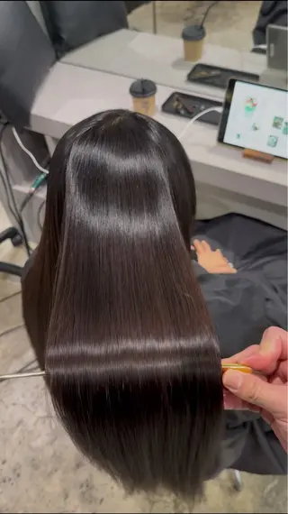 ロング JAMシェアサロン ブランエスパ店所属・髪質改善 左近研人のヘアスタイル