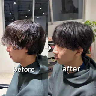 ミディアム メンズ Dover中野✂︎ メンズ美容師島村祐輝のヘアスタイル