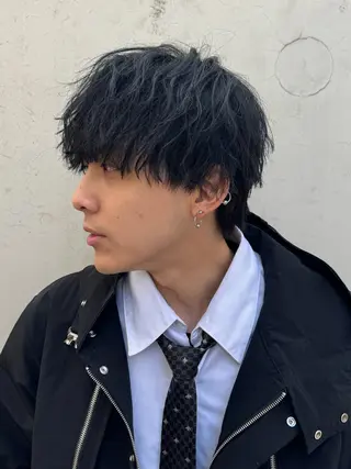 ショート カラー パーマ ヘアアレンジ メンズ メンズ特化酒井翔太 /メンズカット/名駅のヘアスタイル