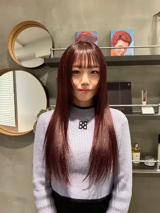 ロング カラー タナカ カナ🫧のヘアスタイル