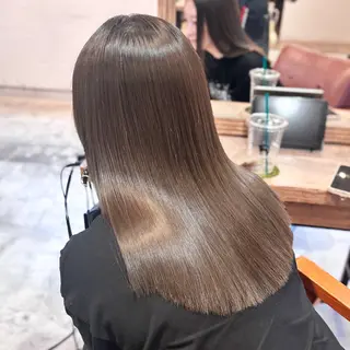 ミディアム パーマ 艶カラー🫧 猿渡 響のヘアスタイル