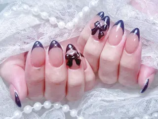 ネイル 🎀ゆうず 𝜗𝜚 ྀིのネイルデザイン