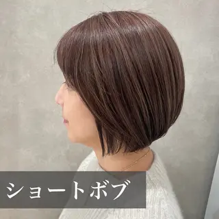 ショート ダウンパーマ特化💎 ボブ・レイヤーりなのヘアスタイル