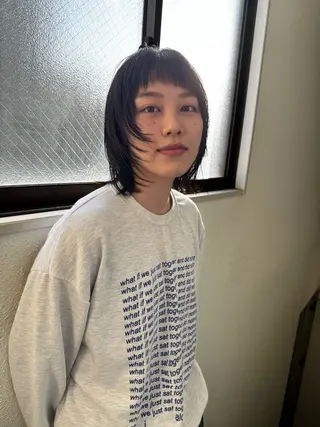 ミディアム ムロ 二子玉川駅のヘアスタイル