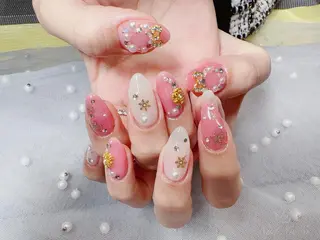 ミディアム カラー ネイル Nail NaNaのネイルデザイン