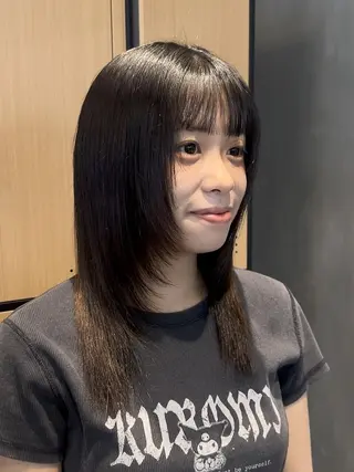 セミロング 髪質改善/レイヤー 🎀Ayaneのヘアスタイル