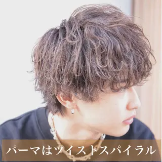 パーマ メンズ 【ニュアンスパーマ】 西岡拓海のヘアスタイル