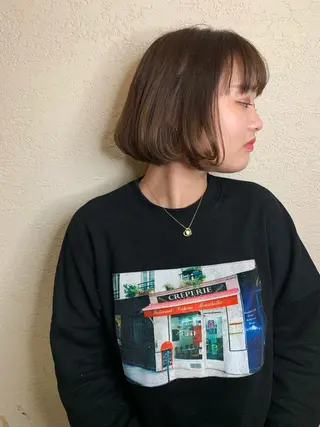ショート カラー 韓国×巻ける髪質改善 💍maki💍のヘアスタイル