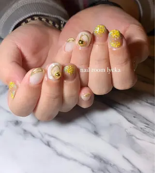 ネイル ﾈｲﾙﾙｰﾑﾘｯｶ 𝐦𝐚𝐲𝐮のネイルデザイン