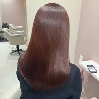 セミロング 🖤韓国風カラー🩷 /ツヤ髪✨️ハルカのヘアスタイル