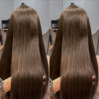 カラー 🐈‍⬛JUMI /透明感カラー/🩶のヘアスタイル