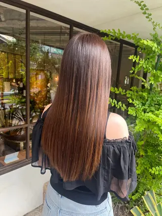 ロング カラー 韓国好き🇰🇷 美容師MIKUのヘアスタイル
