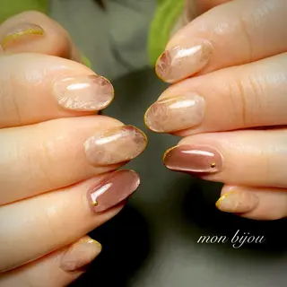 ネイル mon bijou 坪井のネイルデザイン